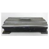 Art deco metal box