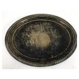Antique silver plate tray