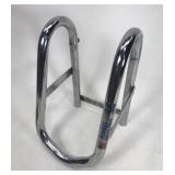 Motorcycle trailer wheel chock