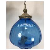 Mid century swag lamp
