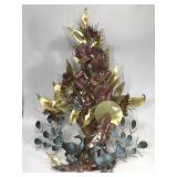 Hammered metal wall art collection