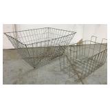 Wire basket lot