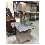Wells Quikut commercial meat processing band saw