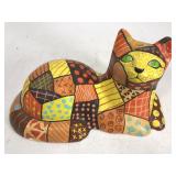 Chalkware patchwork cat
