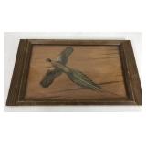 Vintage pheasant tray