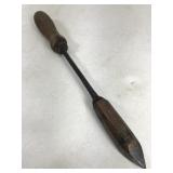 Antique signed solder iron
