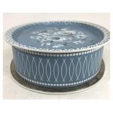 Vintage double sided floral tin