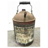Vintage Detroit oil and gasoline can