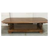 Ethan Allen solid maple coffee table