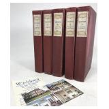 Set of five antique books from the Wickland Estate