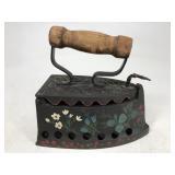 Vintage coal iron