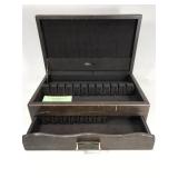 Vintage silverware chest with drawer