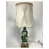 Ceramic green lamp