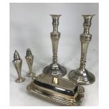 Silver plated tableware set