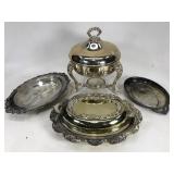 Vintage silverplate serving set
