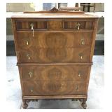 Vintage highboy chest of drawers