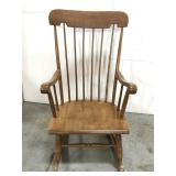 Vintage maple rocking chair