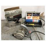 Craftsman drill, Wen Zipp saw & propane torch kit