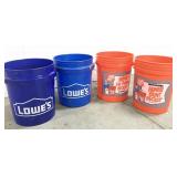 Lowes vs Home Depot 5 gallon buckets