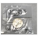 1964 Washington silver quarter