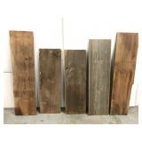 Five pieces of Barn wood
