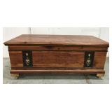 Cedar chest on wheels