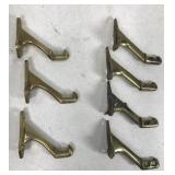 Brass railing hooks lot