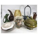 Pottery & art glass collection