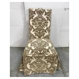 Armless upholstered chair