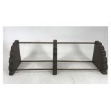 Vintage wood organizer rack