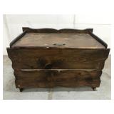 Vintage wood chest