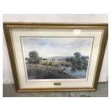 Adolf Sehring pencil signed lithograph print