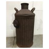 Large screw top milk canister