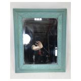 Aqua blue mirror