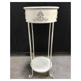 White plant stand