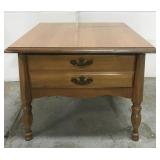 Vintage side table with drawer