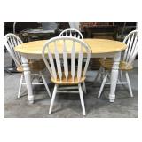 Dining table and four chair set