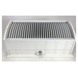 White mail sorter with drawer