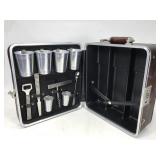 Vintage locking travel bar set