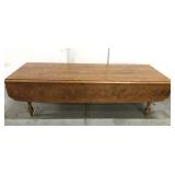 Ethan Allen drop leaf maple coffee table