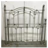 Ornate silver bed frame