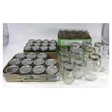 Large collection of Kerr & Ball canning jars