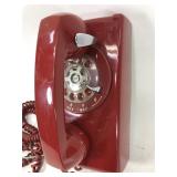 Vintage red Western Electric phone