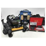 Vintage camera and accessories collection