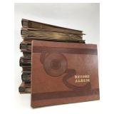 Collection of 78s with albums