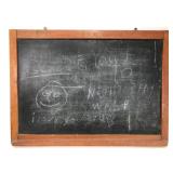 Vintage double sided slate chalkboard