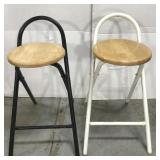 Pair of foldable stools
