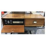 Mid century stereo cabinet section