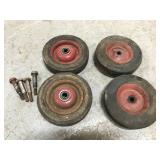 Vintage wagon wheels
