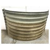 Galvanized metal window well